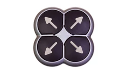 Napęd przycisku 4-ro pozycyjny czarny /strzałki/ z samopowrotem M22-DI4-S-X7 286338