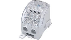 Blok rozdzielczy - uniwersalny Al/Cu SUB 400 (82080) SIMBLOCK szary 81651002