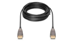 Kabel połączeniowy hybrydowy AOC DisplayPort 1.4 8K 60Hz UHD DP-DP M-M czarny 15m AK-340107-150-S