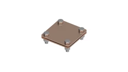 Złącze uniwersalne 2-elem. 80x80 bednarka-bednarka miedź 215.1 CU 21500103