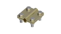 Złącze uniwersalne 2-elem. 60x60 drut8-drut8 mosiądz 214.4 MS 21400410