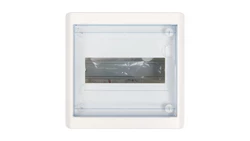 Rozdzielnica modułowa 1x8 natynkowa IP40 Nedbox (drzwi transparentne) 601245