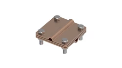 Złącze uniwersalne 3-elem. 80x80 drut8-drut8 miedź 215.4.1 CU 21501403