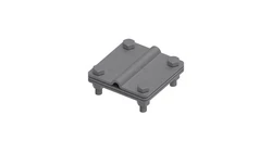 Złącze uniwersalne 3-elem. 80x80 bednarka-drut8 stal ocynkowana ogniowo 215.2.1 OG 21501202