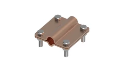 Złącze uniwersalne 2-elem. 80x80 drut8-pręt16 miedź 215.6 CU 21500603