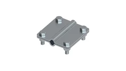 Złącze uniwersalne 2-elem. 80x80 drut8-drut8 stal ocynkowana galwanicznie 215.4 OC 21500401