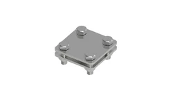 Złącze uniwersalne 2-elem. 60x60 bednarka-bednarka stal nierdzewna 214.1 NI 21400105