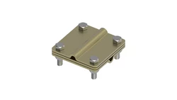 Złącze uniwersalne 3-elem. 80x80 drut8-drut8 mosiądz 215.4.1 MS 21501410