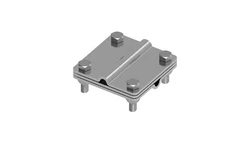 Złącze uniwersalne 3-elem. 80x80 drut8-drut8 stal nierdzewna 215.4.1 NI 21501405