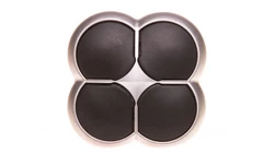 Napęd przycisku 4-ro pozycyjny 22mm czarny z samopowrotem M22-D4-S 279411