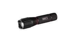 Latarka metalowa LED 5W + 3W COB 230 lm 3× AAA z zoomem P3111