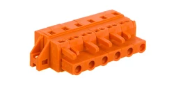 Gniazdo MCS-MIDI Classic 6-biegunowe pomarańczowe raster 7,62mm 231-706/031-000 /25szt./