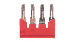Mostek wtykowy do UT-6 4-biegunowy 8,2mm czerwony FBS 4-8 3030307 /25szt./