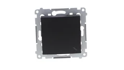 Simon 54 Łącznik schodowy (moduł) 10AX 250V szybkozłącza, czarny mat DW6.01/49