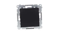 Simon 54 Łącznik krzyżowy bez piktogramu (moduł) 10AX 250V szybkozłącza, czarny mat DW7.01/X/49