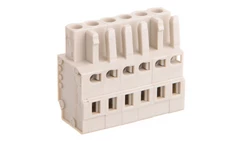 Gniazdo MCS-MIDI Classic 6-biegunowe jasnoszare raster 5mm 721-106/026-000 /50szt./