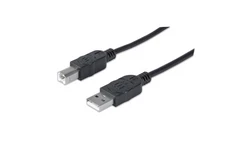 Kabel USB 2.0 AM-BM 1.8m do Drukarki Czarny Ekranowany