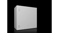 AX Obudowa kompaktowa 600x600x350 mm blacha stalowa z pł. mont. jednodrzwiowa 2 zamki dźwigienkowe 1360.000