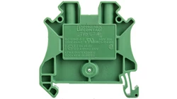 Złączka szynowa 2-przewodowa 4mm2 zielona Ex UT 4 GN 3045156 /50szt./