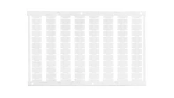 Oznacznik 5,6x10,5mm biały UC-TM 6 0818085 /10szt./