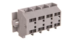 Listwa zaciskowa 4-przewodowa 4mm2 4-torowa szara mocowanie śrubowe 262-204 /100szt./