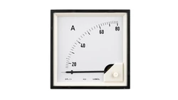 Amperomierz 72x72 N:IP52 A101 zakres pom. 0...1mA MA17N A10100000005 bez atestu skala 0-1200mA
