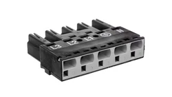 Wtyk 5-torowy czarny WINSTA 770-415 /50szt./