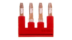 Mostek wtykany 4-biegunowy 6,2mm 32A czerwona FBS 4-6 3030255 /50szt./