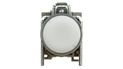 Przycisk sterowniczy 22mm biały 1Z 1R z samopowrotem z podświetleniem XB4BW3165