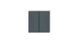 Klawisze podwójne do łączników DECO, MINI (komplet dwóch sztuk) grafitowy mat 28DKL-2