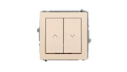 DECO Mechanizm łącznika żaluzjowego z podtrzymaniem beżowy 1DWP-88