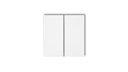 Klawisze podwójne do łączników DECO, FLEXI, MINI (komplet dwóch sztuk) biały DKL-2