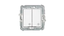 Mechanizm łącznika podwójnego krzyżowego biały MWP-66