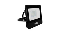 Projektor LED z czujnikiem ruchu 20W 1510lm 6500K Dioda SAMSUNG IP65 Kabel 1m Czarny 5 Lat Gwarancji 20285