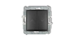 MINI Mechanizm łącznika żaluzjowego z podtrzymaniem grafitowy 11MWP-88