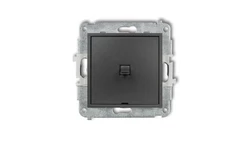 MINI Mechanizm łącznika schodowego w stylu amerykańskim (jeden klawisz bez piktogramu) grafitowy 11MWPUS-3.1