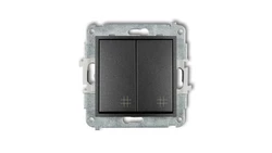 MINI Mechanizm łącznika podwójnego krzyżowego grafitowy 11MWP-66