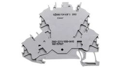 Złączka 2-piętrowa 2,5mm2 diodowa szara TOPJOBS 2002-2211/1000-410 /50szt./