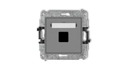 Mechanizm gniazda multimedialnego pojednczego bez modułu (standard Keystone) 27MGM-1P