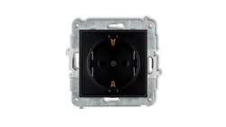 Mechanizm gniazda pojedynczego z uziemieniem SCHUKO 2P+Z (przesłony torów prądowych) 12MGP-1sp