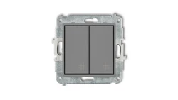 MINI Łącznik krzyżowy podwójny szary mat 27MWP-66