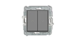 MINI Mechanizm łącznika żaluzjowego z podtrzymaniem szary mat 27MWP-88