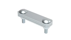 Złącze krzyżowe skośne pręt-bednarka 3-elem. stal ocynkowana galwanicznie 116.0.2 OC 11602001