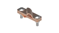 Złącze krzyżowe skośne pręt-pręt 3-elem. miedź 116.3 CU 11600303