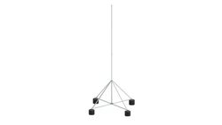 Maszt na czworonogu do zwodów poziomych wysokich 6m aluminium 65.6 AL ZA 3P CZ 65136009