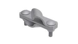 Złącze krzyżowe skośne pręt-pręt 3-elem. stal ocynkowana ogniowo 116.10 OG 11601002