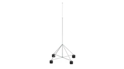 Maszt izolowany na czworonogu do zwodów poziomych wysokich 4m aluminium 65.4 AL IZ 3P CZ 65334009