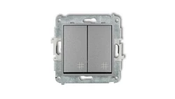 MINI Mechanizm łącznika podwójnego krzyżowego srebrny metalik 7MWP-66