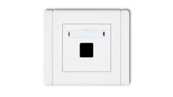 FLEXI Gniazdo komputerowe pojedyncze bez modułu biały FGM-1p PT-GN-FL-67-00-ND-00