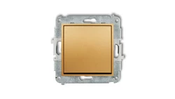 MINI Mechanizm łącznika schodowego (jeden klawisz bez piktogramu) złoty 29MWP-3.1